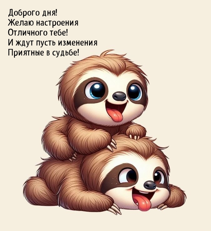 Доброго дня! Желаю настроения отличного тебе!
