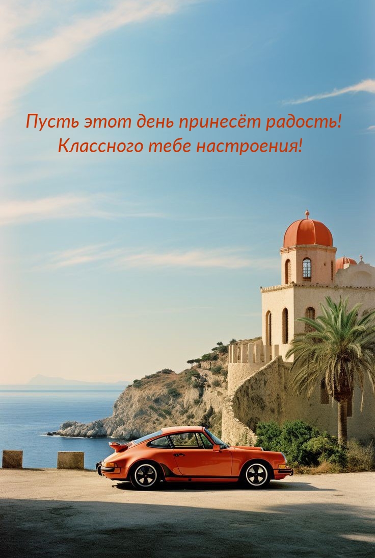 Пусть этот день принесёт радость! Классного тебе настроения!