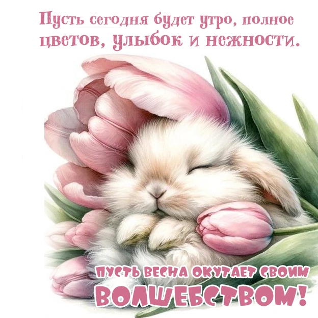 Пусть сегодня будет утро, полное цветов