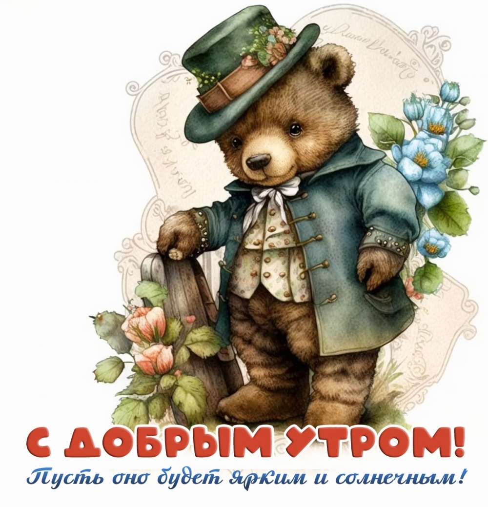 С Добрым утром! Пусть оно будет ярким и солнечным!
