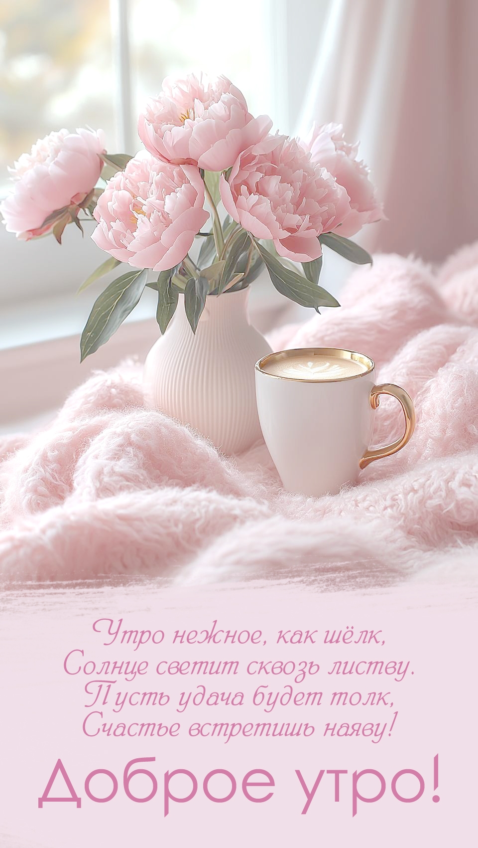 Нежное стихотворение для пожелания доброго утра