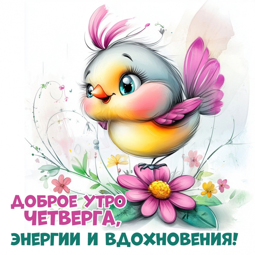 Доброе утро четверга, энергии и вдохновения!