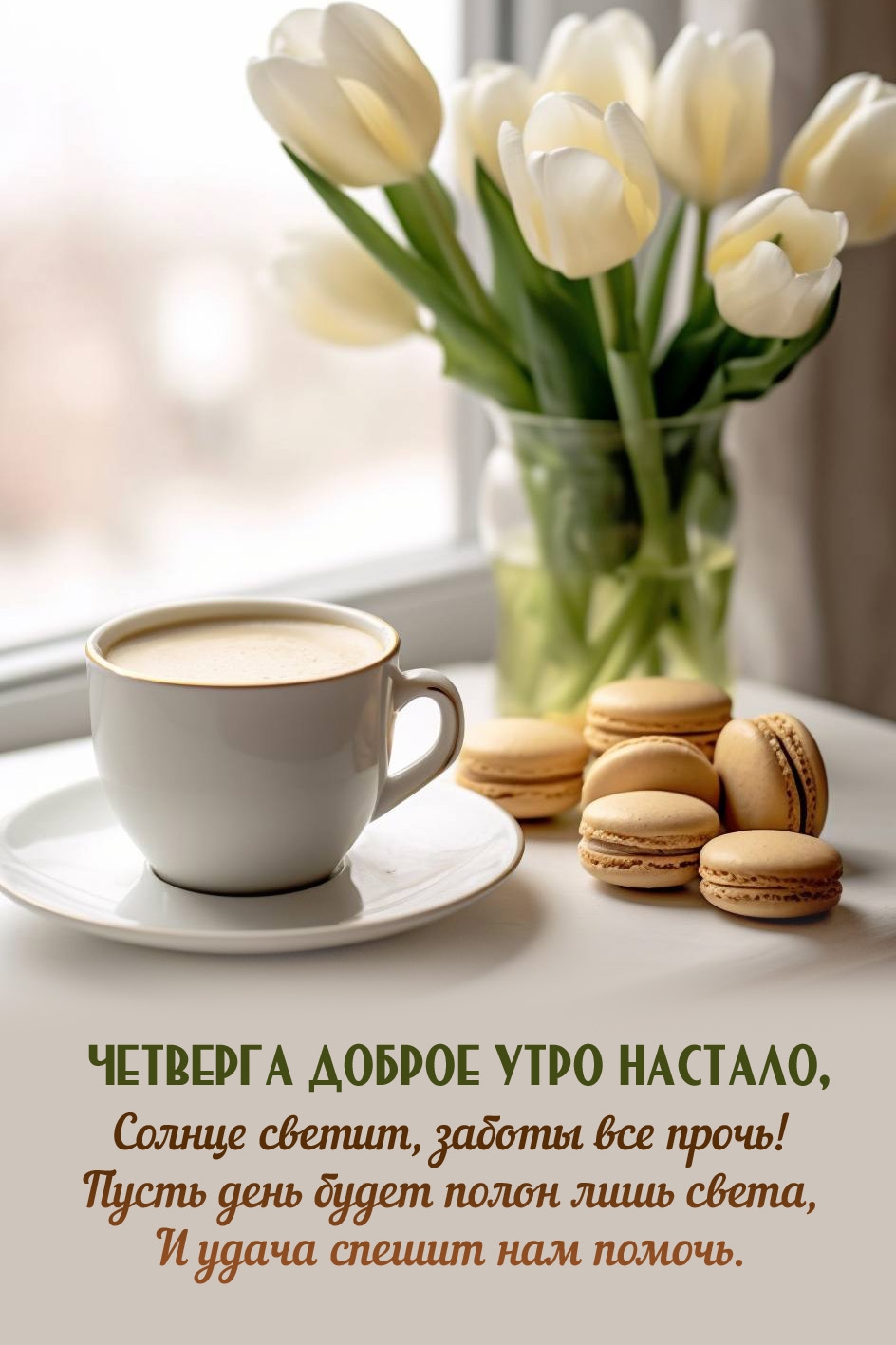 Четверга доброе утро настало! Стишок