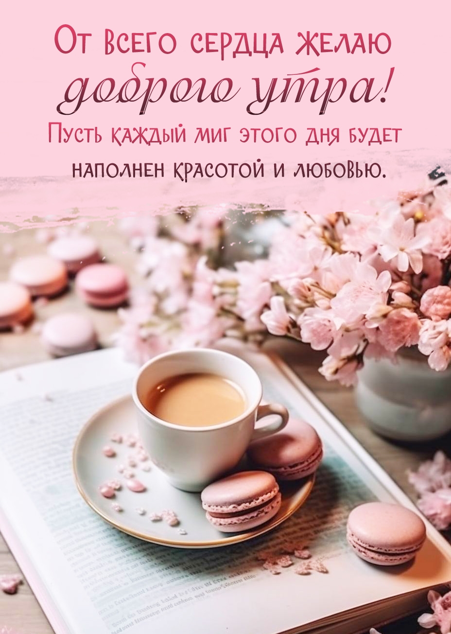 От всего сердца желаю доброго утра! Красоты и любви