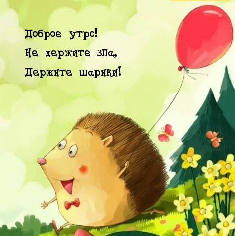 Доброе утро! Не держите зла, Держите шарики!