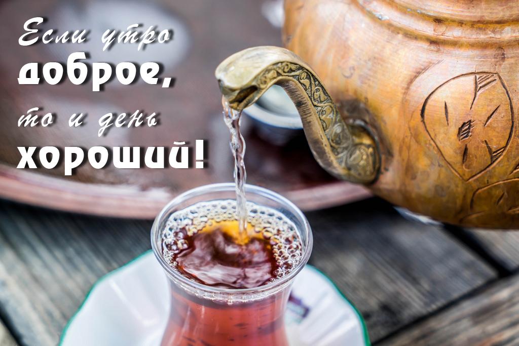 Если утро доброе, то и день хороший!