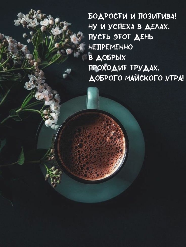 Бодрости и позитива! Доброго майского утра!