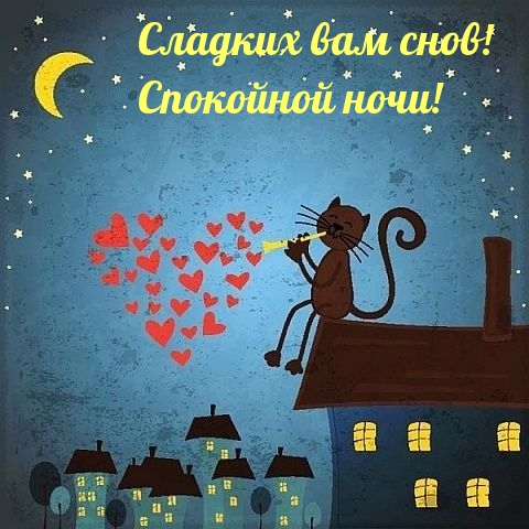 Сладких вам снов! Спокойной ночи!