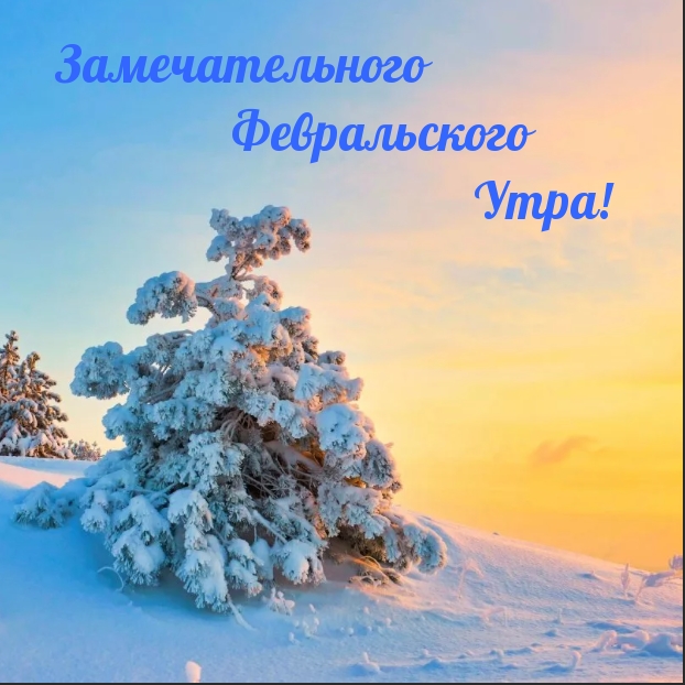 Замечательного Февральского Утра!