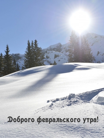 Доброго февральского утра!