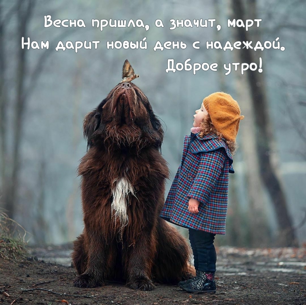 Весна пришла, а значит, март нам дарит новый день с надеждой.