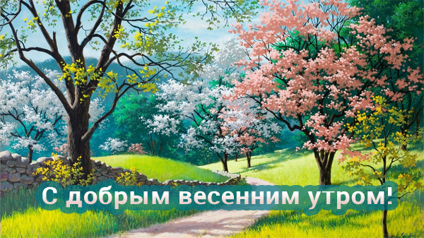 С добрым весенним утром!