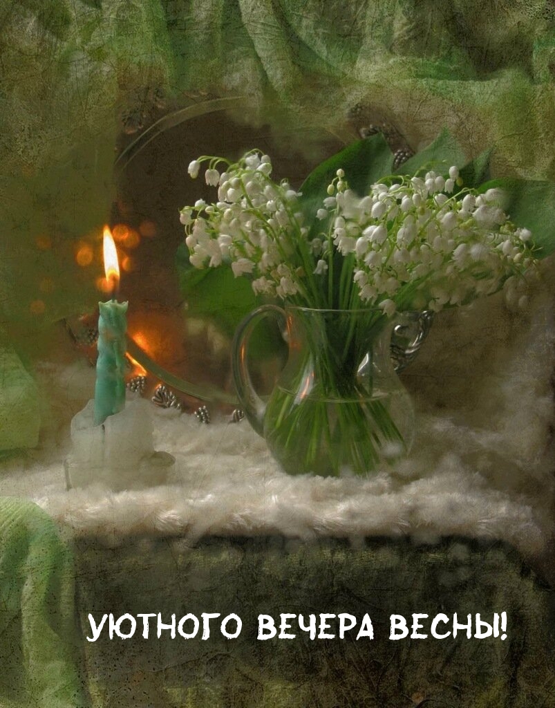 Уютного вечера весны!
