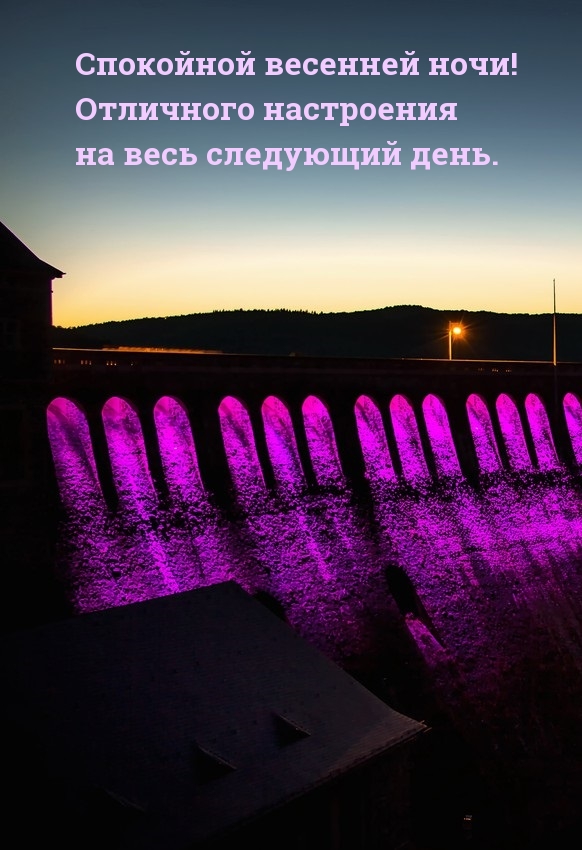 Спокойной весенней ночи! Отличного настроения на…