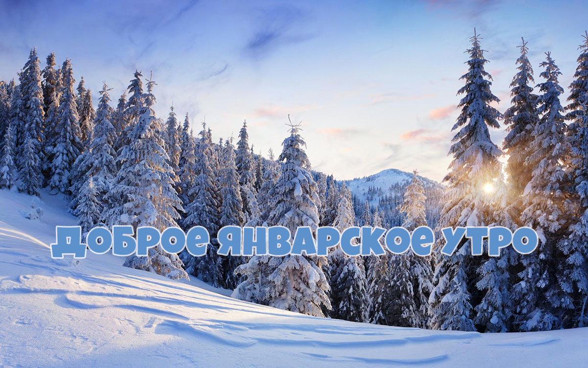 Доброе январское утро!
