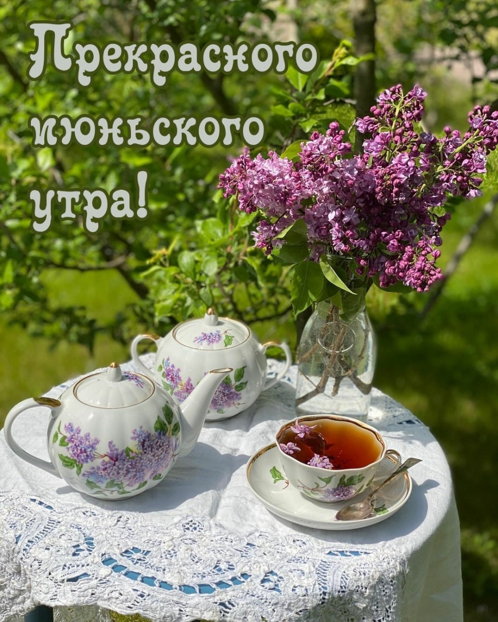 Прекрасного июньского утра!
