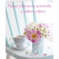 Раннее утро полно нежности. С добрым утром!