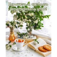 Хорошего и светлого августинского утра!