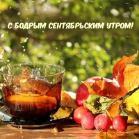 С бодрым сентябрьским утром!
