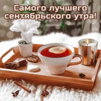 Самого лучшего сентябрьского утра!