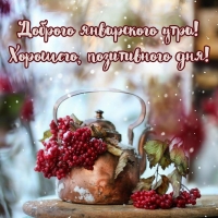 Доброго январского утра! Хорошего, позитивного дня!