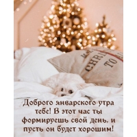 Доброго январского утра тебе!