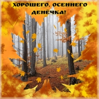 Хорошего, осеннего денёчка!