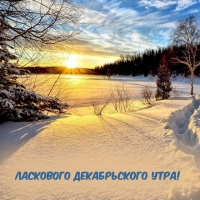 Ласкового декабрьского утра!