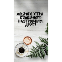 Доброго утра! Чудесного настроения, друг!