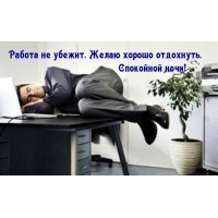 Желаю хорошо отдохнуть. Спокойной ночи!