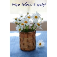 Утро доброе, в среду!