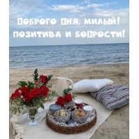 Доброго дня, милый! Позитива и бодрости!