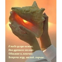 Я тебя целую нежно, дня удачного желаю!