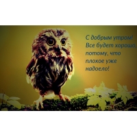 С добрым утром! Все будет хорошо!