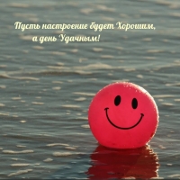 Пусть настроение будет Хорошим, а день Удачным!