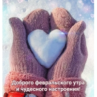 Доброго февральского утра и чудесного настроения!