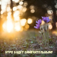 Утро будет замечательным!