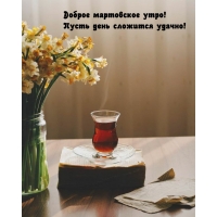 Доброе мартовское утро! Пусть день сложится удачно!