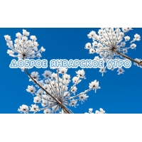 Доброе январское утро!