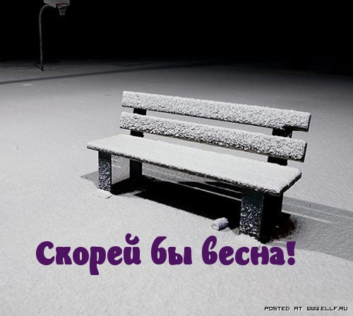 Скорей бы весна!