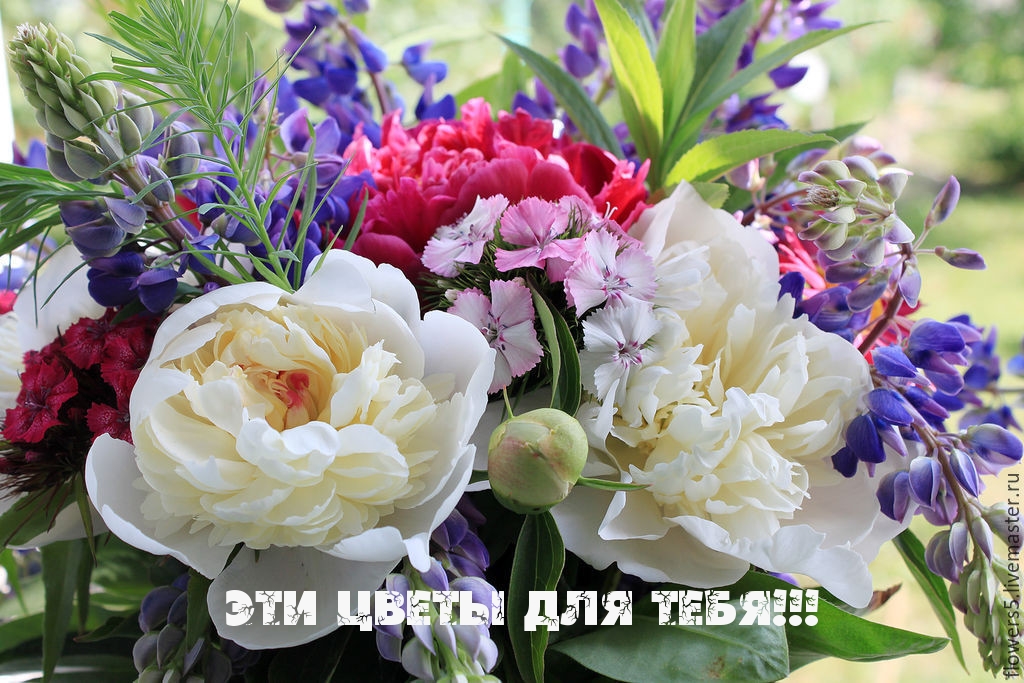 Цветы тебе