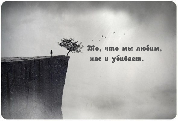 То, что мы любим, нас и убивает
