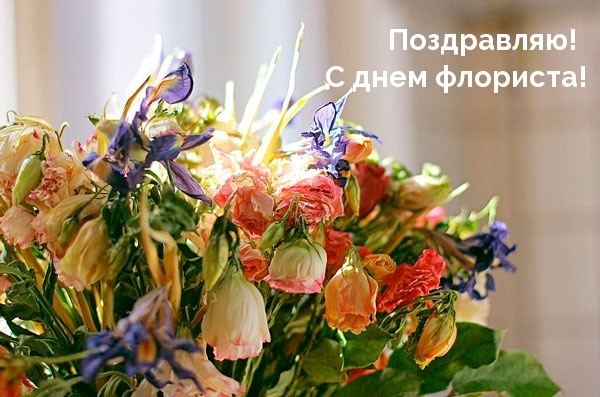 Поздравляю! С днем флориста!