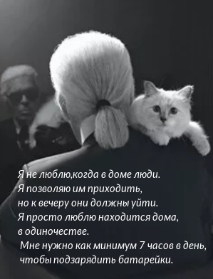 Я не люблю, когда в доме люди
