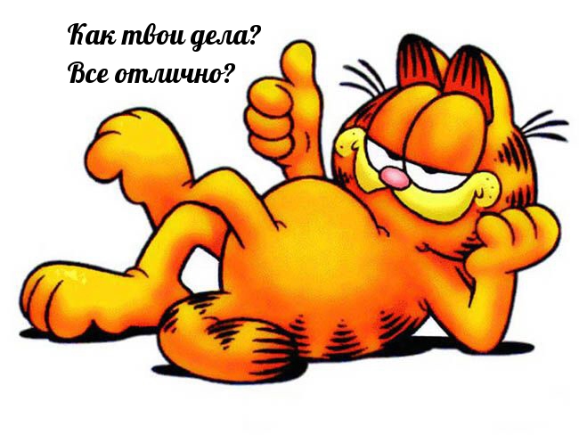 Как твои дела? Все отлично?