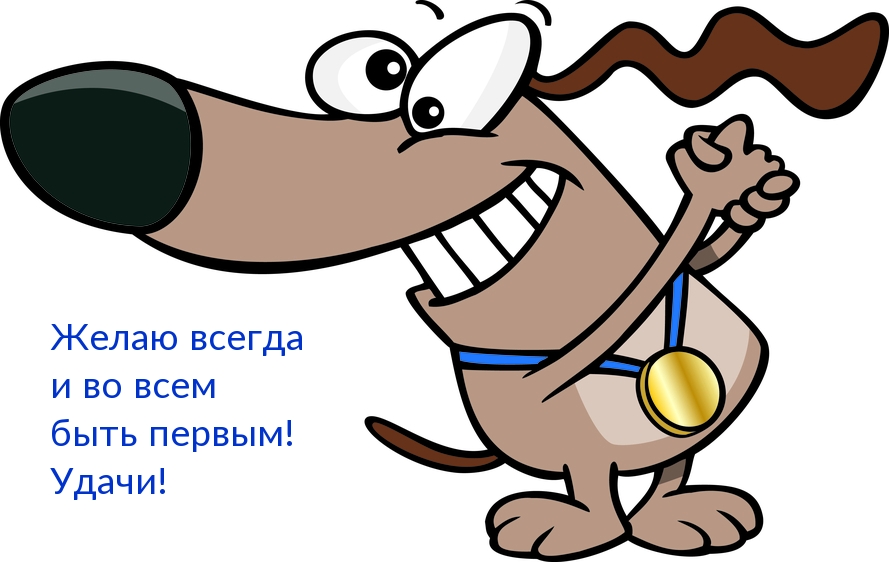 Желаю всегда и во всем быть первым! Удачи!