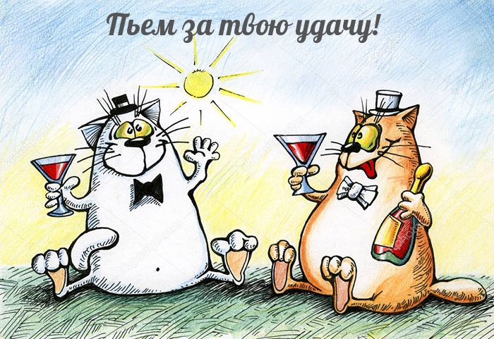 Пьем за твою удачу!