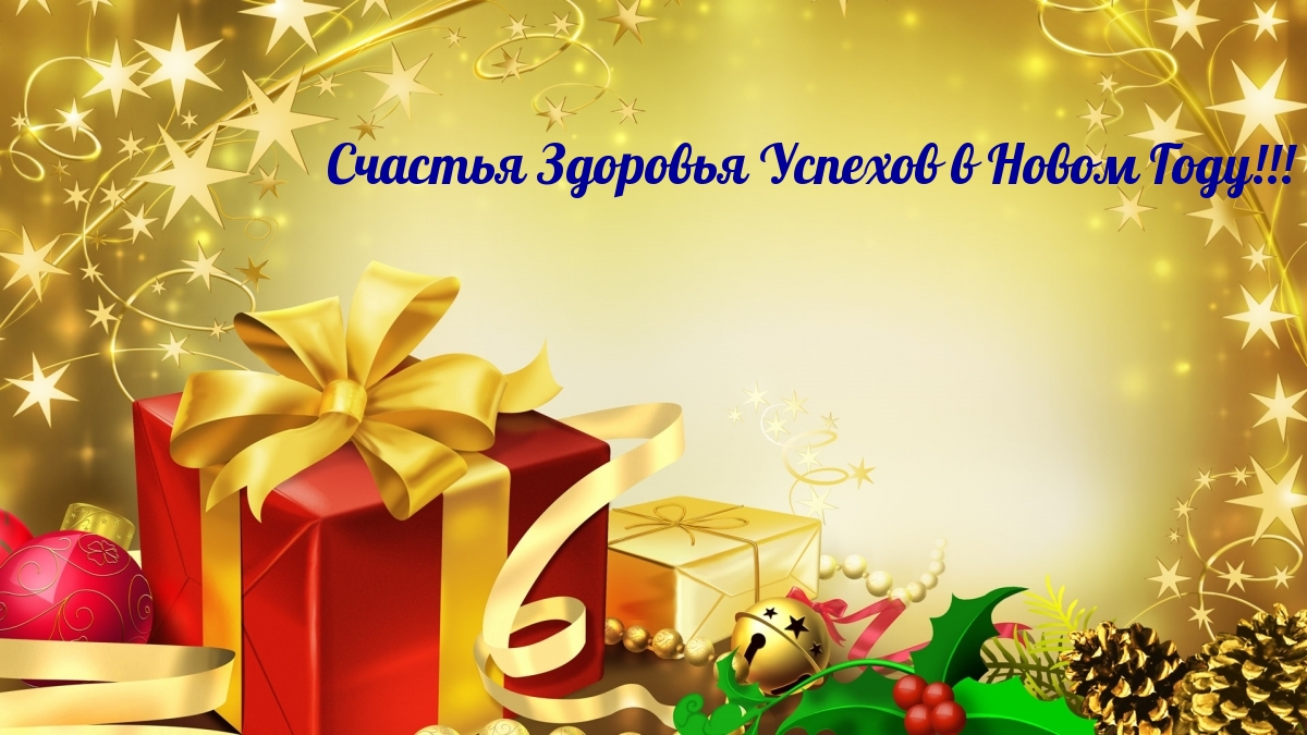 Счастья Здоровья Успехов в Новом Году!