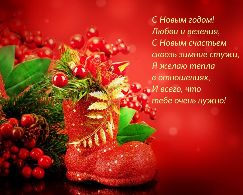 С Новым счастьем сквозь зимние стужи!