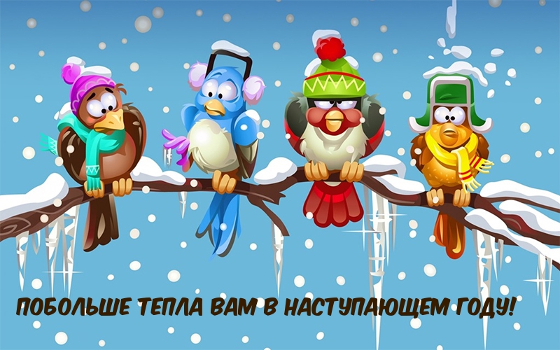 побольше тепла вам в наступающем году!